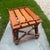 1980s Artisan Made Adirondack Style Rustic Wood and Twig Footstool/Stand For Sale - Image 4 of 12