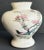 Vintage 1900s Chinoiserie Bird & Pink Flowering Bush Round Porcelain Vase For Sale - Image 4 of 12