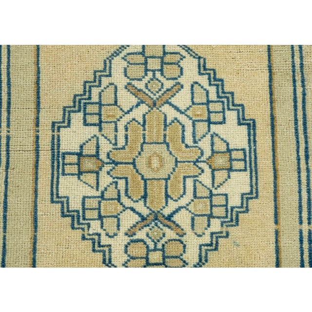 Turkish Mini Rug Oriental Hand Knotted Vintage Rug 1'11" x 3'3" #16686 For Sale - Image 4 of 8