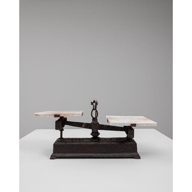19th Century French Iron & Marble Scale For Sale - Image 17 of 18