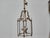 Tall French Wrought Iron Lantern With Glass Panels and Scroll Detailing - 1900s For Sale - Image 17 of 18
