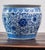 Hand-Painted Flower Pot in Porcelain For Sale - Image 9 of 9