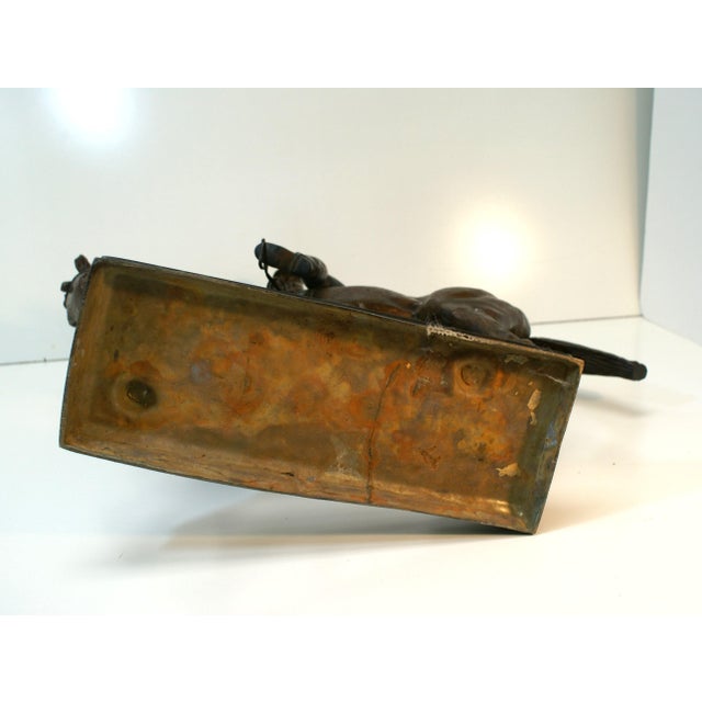 Large Bronze Jockey Rider on Race Horse Sculpture, 20th Century For Sale - Image 10 of 12