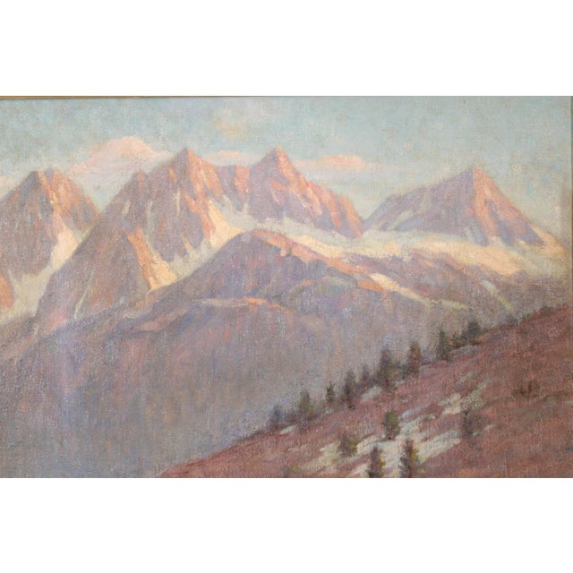 High Sierras Landscape Painting by Frederick Carl Smith (1886-1955) For Sale In Los Angeles - Image 6 of 12