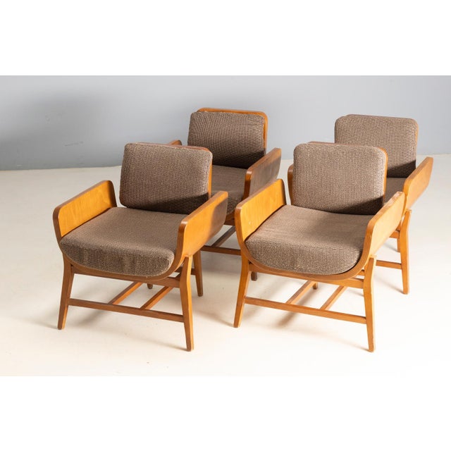 1970s Armchairs, France, 1970s, Set of 4 For Sale - Image 5 of 6