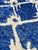 Mid-Century Modern Blue and Ivory Hand-Knotted Moroccan Mrirt Rug, 2010s For Sale - Image 3 of 12