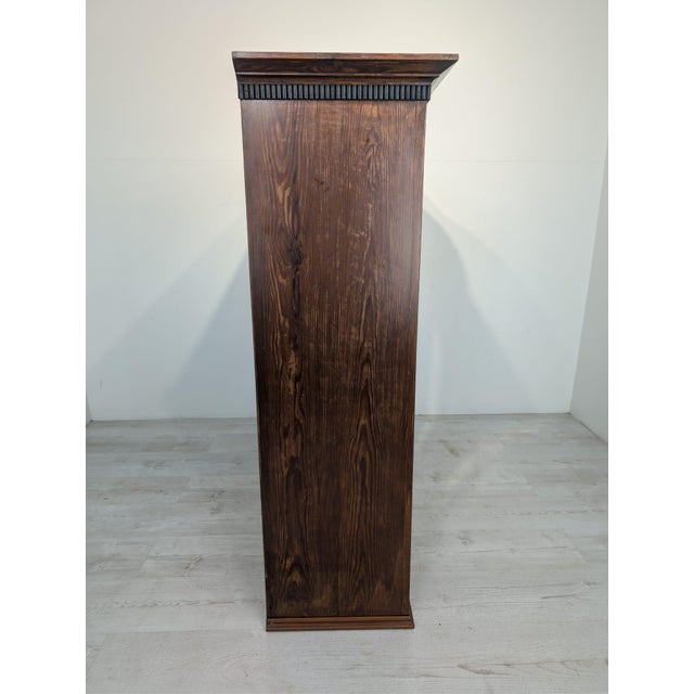 Oak Showcase Cabinet with Extension, 1890s For Sale - Image 4 of 18