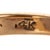 Modern 14k Gold Lavender Jade & Diamond Ring Vintage For Sale - Image 3 of 6