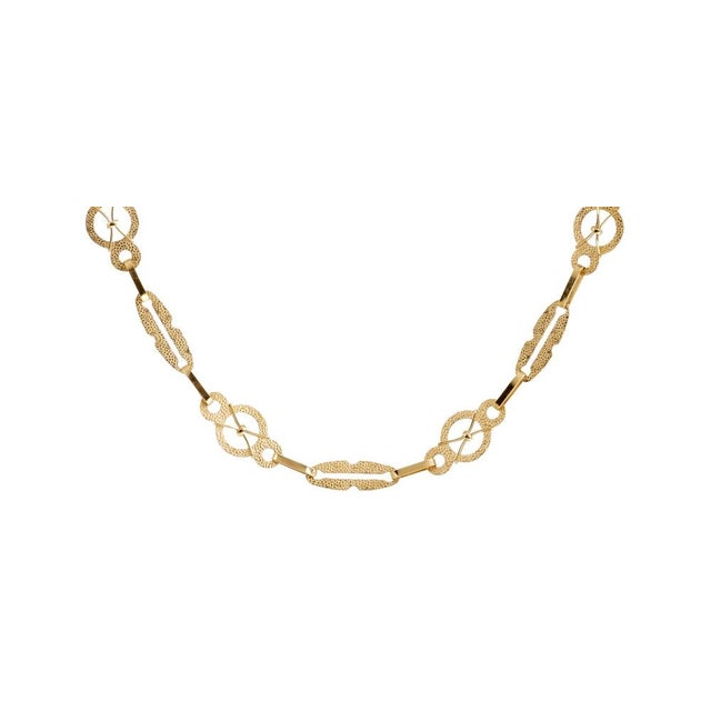 19.2 Karat Gold Necklace For Sale - Image 5 of 8