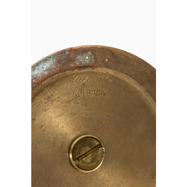 Candlesticks by Arthur Pe for Kolbäck, Sweden, Set of 3 For Sale - Image 3 of 5