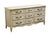 DAVIS CABINET Co. Cream / Off White French Provincial 62" Triple Dresser 32.5" High 62.5" Wide 20.25" Deep We specialize...