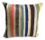 Turkish Striped Design Anatolian Kilim Pillow For Sale
