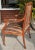 Wood Antique 19c Louis XVI Carved Walnut Arm Chair For Sale - Image 7 of 7