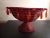 Ruby Red 1960s Hand Made Microbeads Red Decorative Basket For Sale - Image 8 of 8