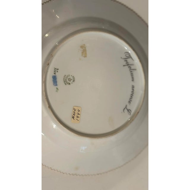 Late 18th Century Late 18th Century Royal Copenhagen Flora Danica Dinner Plate #20/3549 Trifolium L. For Sale - Image 5 of 8