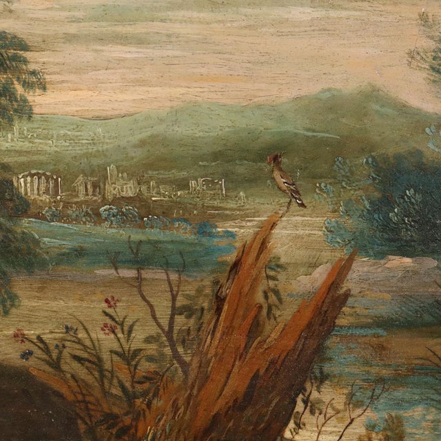 Flemish School Artist, Healing Scene, 1600s, Oil on Copper, Framed For Sale - Image 5 of 12