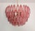 Mid-Century Modern Pink Alabaster Murano Glass Poliedri Chandelier, 1990s For Sale - Image 3 of 18
