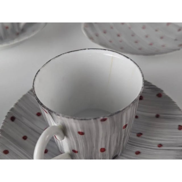 Ceramic Coffee Set from Castro Sargadelos, 1950s, Set of 10 For Sale - Image 7 of 9