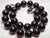 The necklace is 21 inches (53 cm) long, and the beads are 20 mm in size. Large, round obsidian beads are quite rare. The...