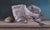 Everyone's Favorite Game by Kelly Birkenruth | Oil on panel Still life with newspaper, rock, and scissors For Sale