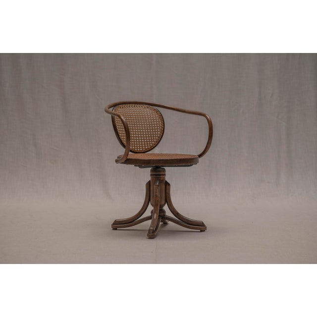Bentwood Desk Chair from Thonet, 1930s For Sale - Image 9 of 13