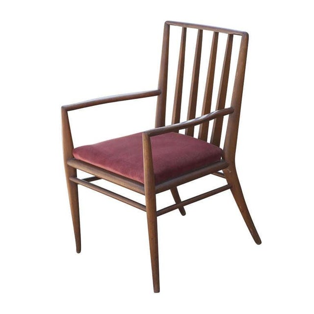 2 t.h. Robsjohn Gibbings for Widdicomb Mahogany Dining Chairs For Sale In Houston - Image 6 of 9