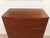 Burnt Umber Mid 20th Century Five Drawer Bowed Front Art Deco Dresser Highboy For Sale - Image 8 of 11
