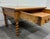 Antique English Jacobean Revival Tiger Oak Console Table Library Table For Sale - Image 9 of 14