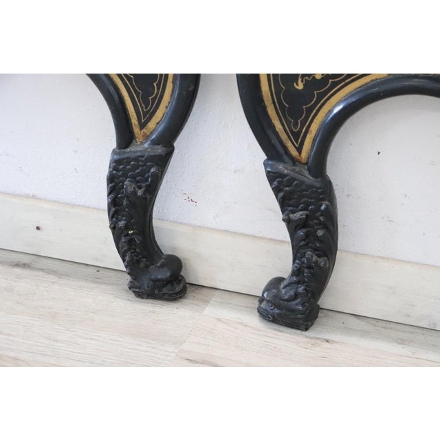 Iron Single Beds with Hand Painted Decorations, Set of 2 For Sale - Image 16 of 18