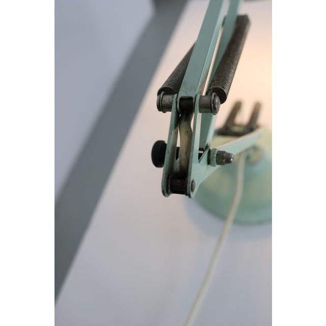 Metal Mid-Century Spring-Balanced Adjustable Desk Lamp from Ledu, Sweden, 1950s For Sale - Image 7 of 18