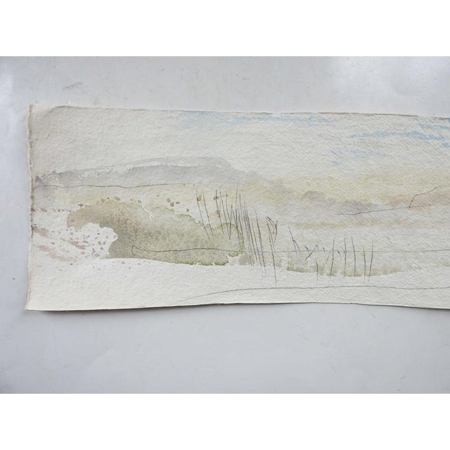 Abstract George Turner Abstract Soft Neutral Landscape Painting For Sale - Image 3 of 4