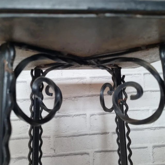 Wrought Iron Stand, 1950s For Sale - Image 6 of 7