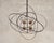 Metal Orbital Atomic Age Iron and Copper Chandelier by Jefferson Mack For Sale - Image 7 of 18