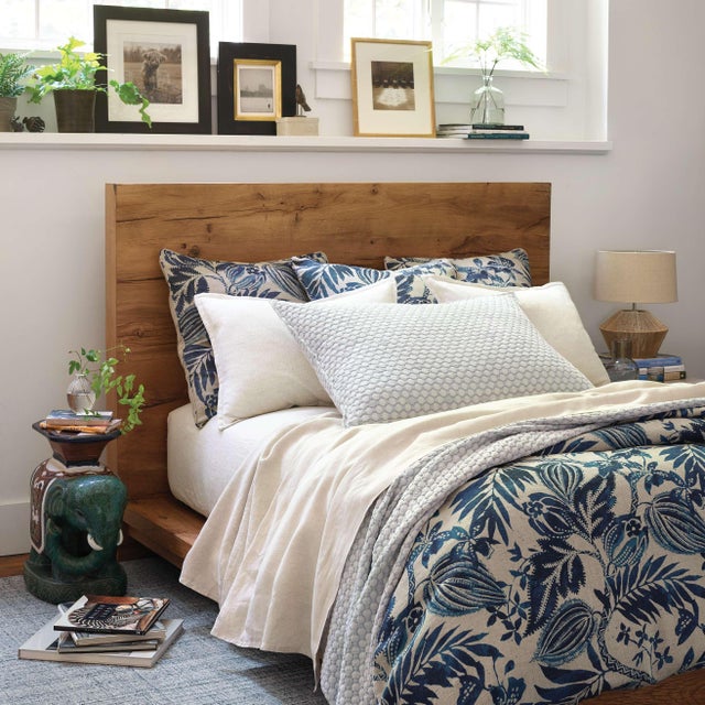 Dash & Albert Dash & Albert by Annie Selke Harris Blue/Ivory Micro Hooked Wool Rug, 8' x 10' For Sale - Image 4 of 6