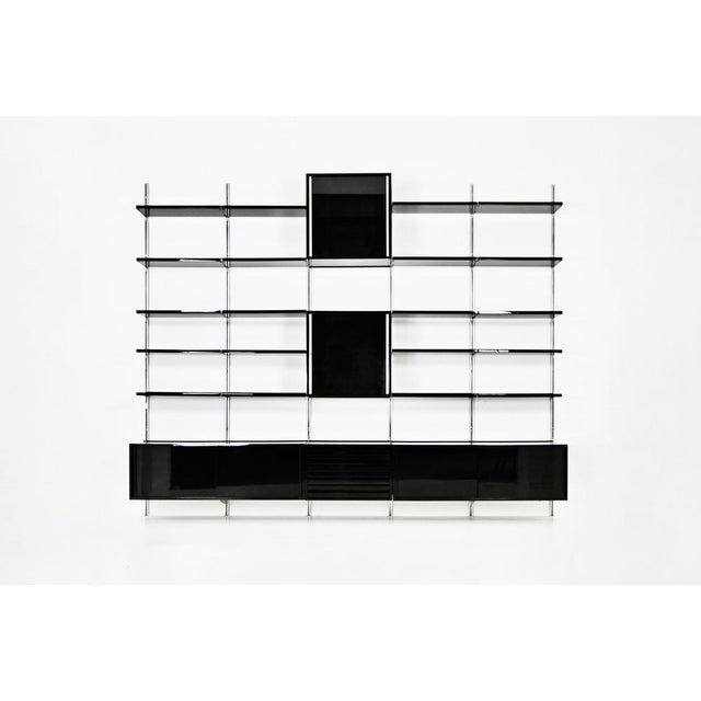 Wall Unit E22 attributed to Osvaldo Borsani for Tecno, 1950s For Sale - Image 15 of 15