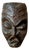 Primitive African Mask in Wood, 1960s For Sale