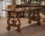 18th Century Italian Baroque Carved Walnut and Wrought Iron Trestle Console For Sale In Dallas - Image 6 of 9