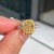 Contemporary Late 20th Century 2.15 CU Yellow Diamond Ring, Size 6.75 For Sale - Image 3 of 5