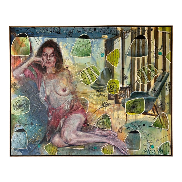 Walter Myers Large-Scale Figurative Oil on Canvas, Signed and Dated 2007 For Sale