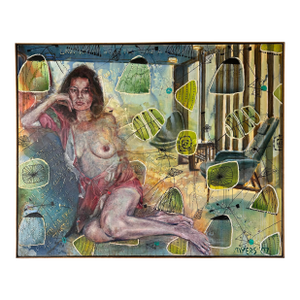 Walter Myers Large-Scale Figurative Oil on Canvas, Signed and Dated 2007