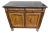 Ernest Hemingway Collection by Thomasaville Wicker Front Cabinet With Marble Top For Sale