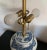 Ceramic Vintage Blue & White Chinoiserie Table Lamp With Shade For Sale - Image 7 of 7
