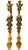 1930s Spanish Revival Curtain Rod Brackets - a Pair For Sale - Image 9 of 9