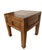 Antique Elm Low Stool With Storage Drawer For Sale - Image 4 of 11
