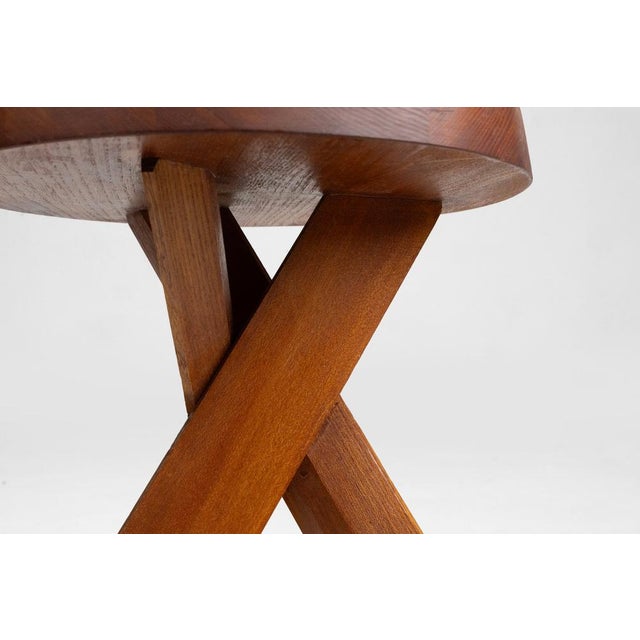 Model S31 Stool in Elm Wood by Pierre Chapo, 1974 For Sale - Image 10 of 14
