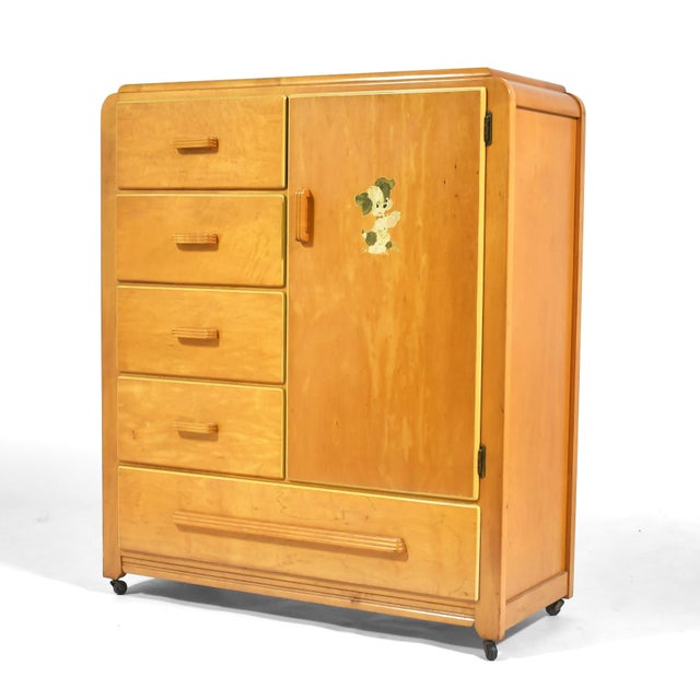 Edison Little Folks Child's Dresser/ Armoir, Attributed For Sale In Chicago - Image 6 of 10