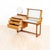 Mid-Century Modern Small Mid Century Teak Desk Vanity by Gunther Hoffstead for Uniflex For Sale - Image 3 of 10