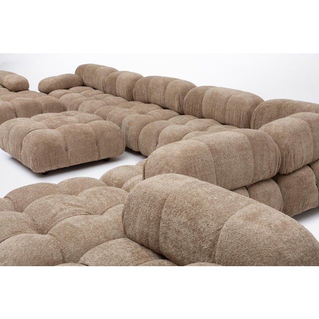 Mario Bellini Camaleonda Modular Sectional for B&b Italia, 1970s, 15 Pieces, New Bouclé For Sale - Image 9 of 18