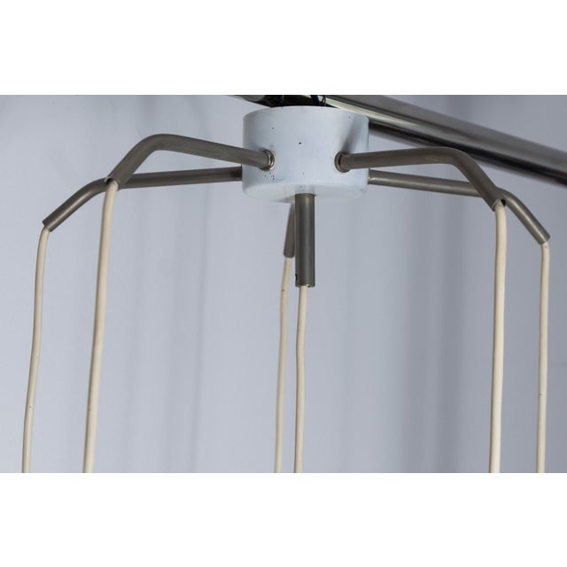 1960s Cascade Chandelier with 6-Light Smoked Glass Drops, 1960s For Sale - Image 5 of 18