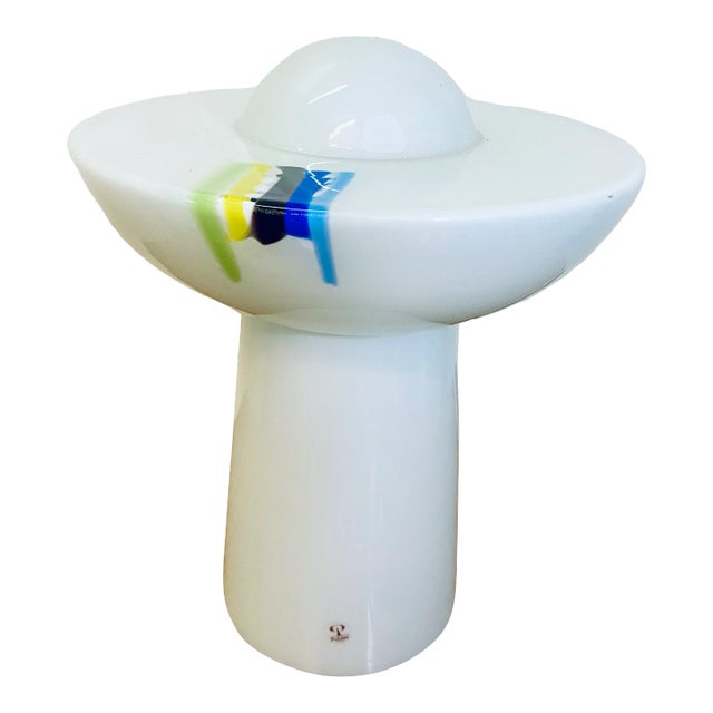 Vintage Glass Table Lamp from Peill & Putzler, 1970s For Sale